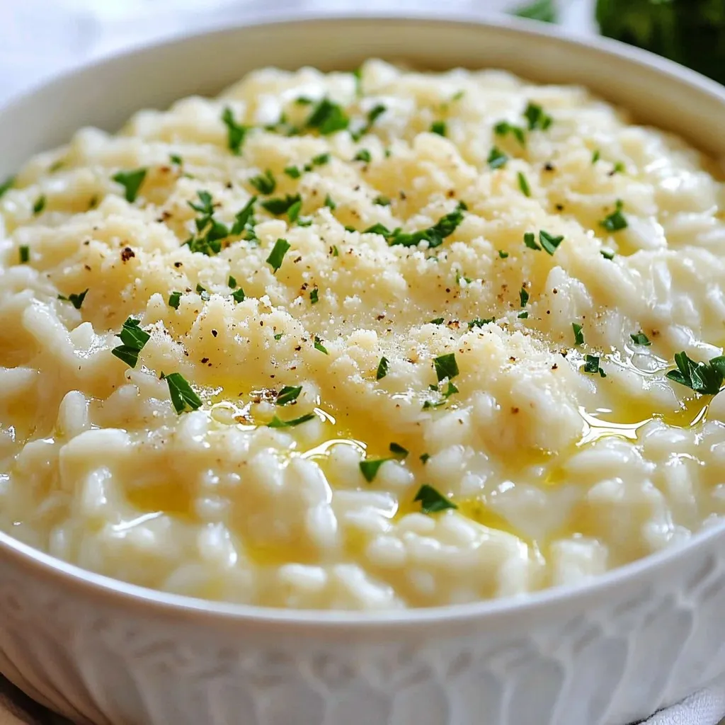 Creamy Garlic Parmesan Risotto Delightful Dinner Dish