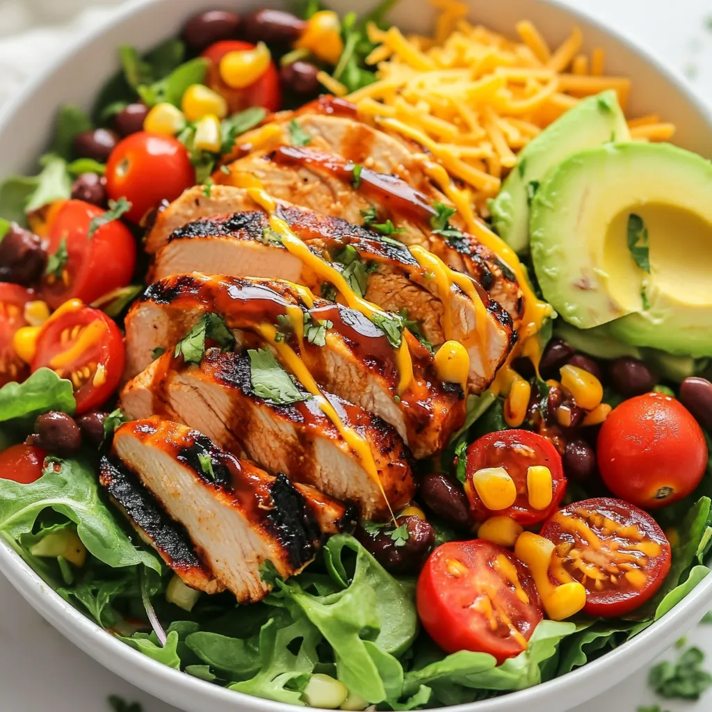 BBQ Ranch Chicken Salad Flavorful and Fresh Meal