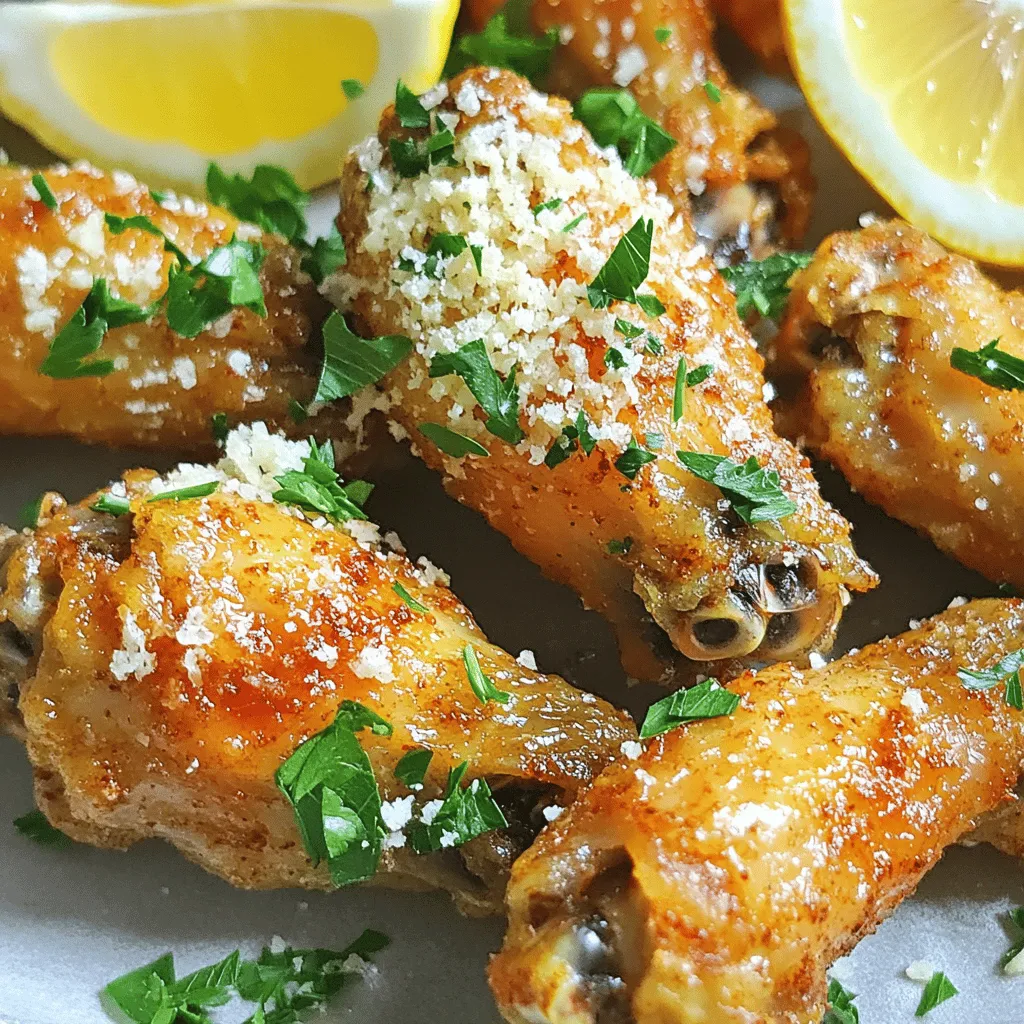 Air Fryer Garlic Parmesan Chicken Wings Delight