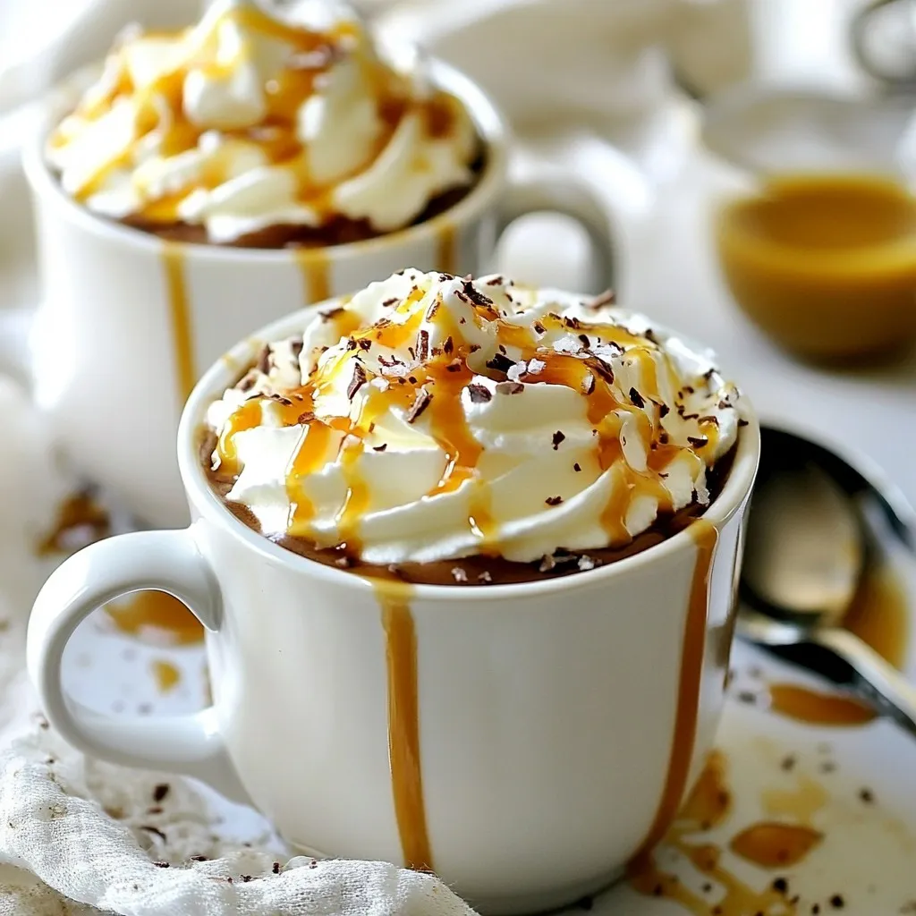 Salted Caramel Hot Chocolate Rich and Creamy Delight