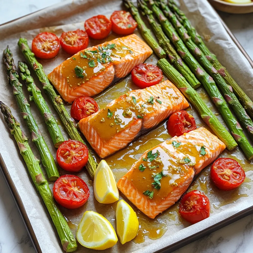 Sheet-Pan Honey Mustard Salmon Bake for Family Feast