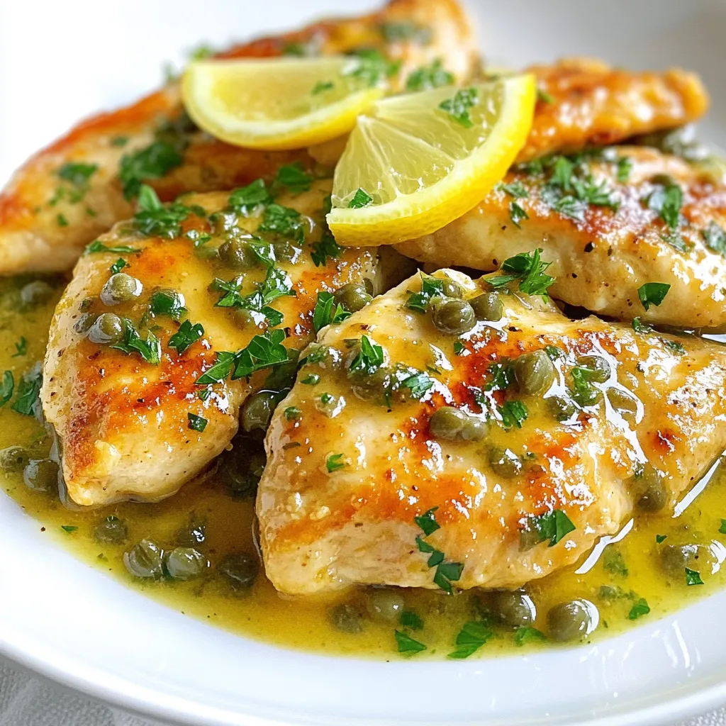Chicken Piccata with Capers Simple and Flavorful Meal