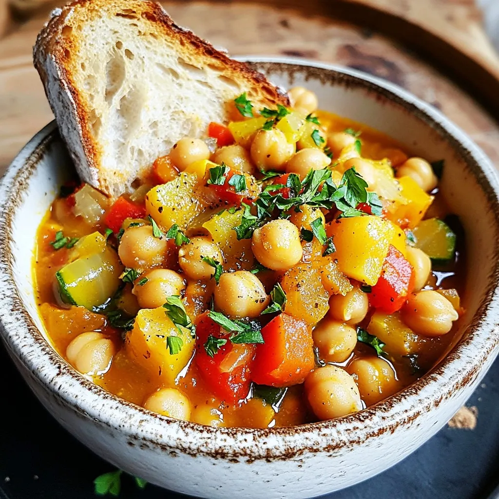 Savory Spanish Chickpea Stew Simple and Hearty Meal