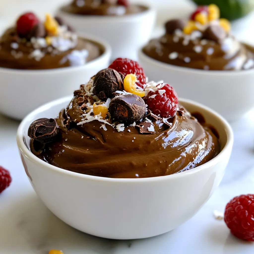 Avocado Chocolate Mousse Rich and Creamy Delight