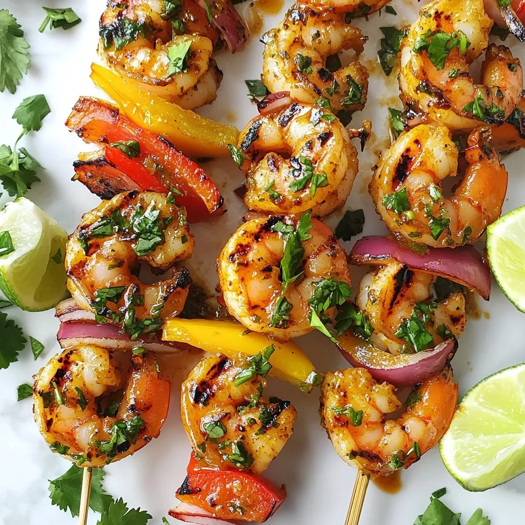 Jamaican Jerk Shrimp Skewers Flavorful and Simple Dish