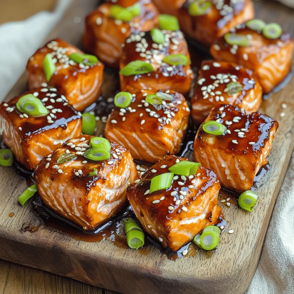 Air Fryer Teriyaki Salmon Bites Easy Flavorful Snack