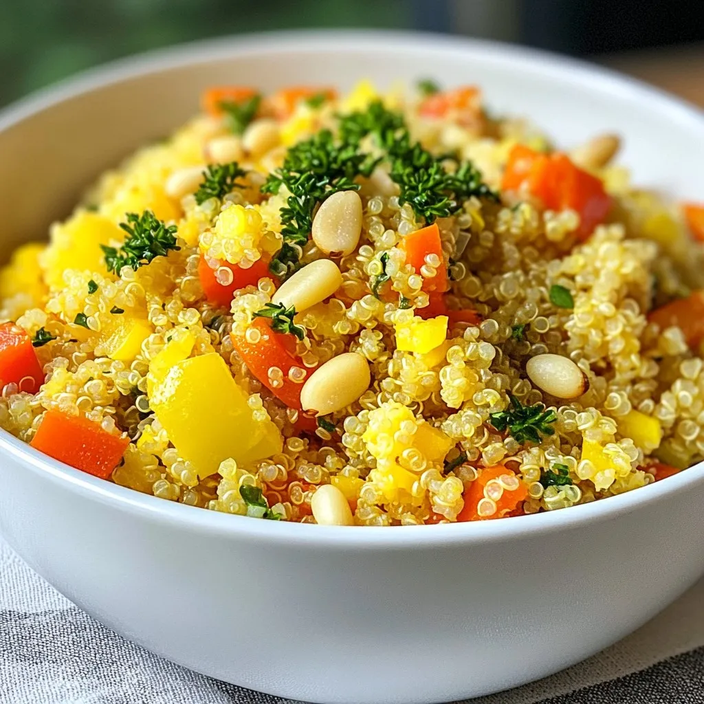 Lemon Herb Quinoa Pilaf Nutritious and Flavorful Dish
