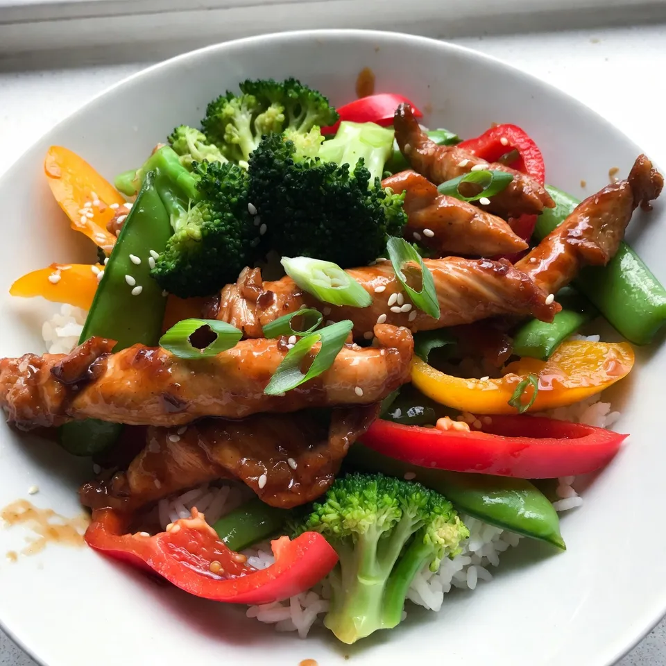 Honey Garlic Ginger Chicken Stir Fry Flavorful Delight