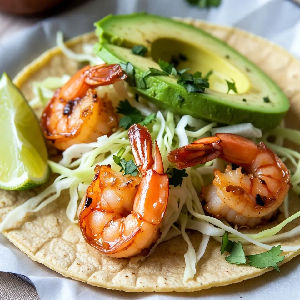 Spicy Honey Garlic Shrimp Tacos Tasty Weeknight Meal