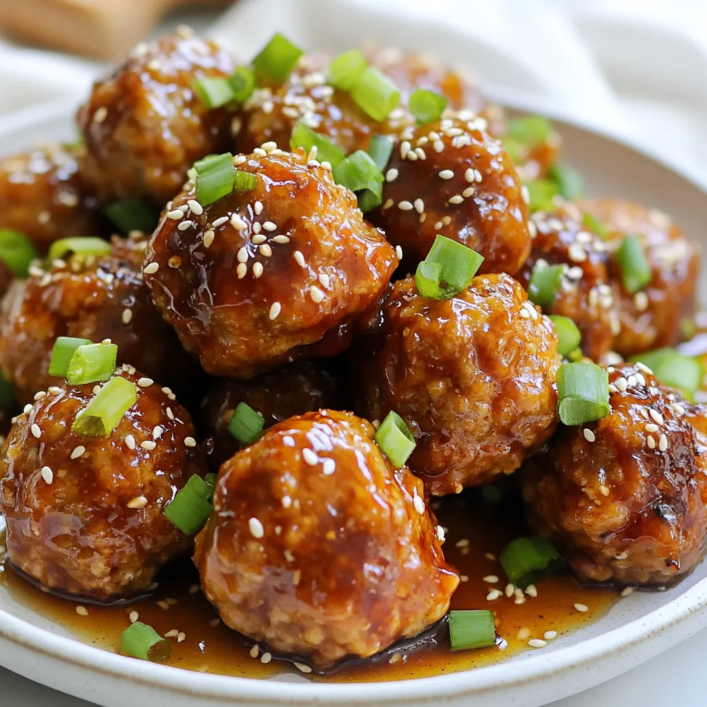 Teriyaki Glazed Meatballs Simple and Tasty Recipe