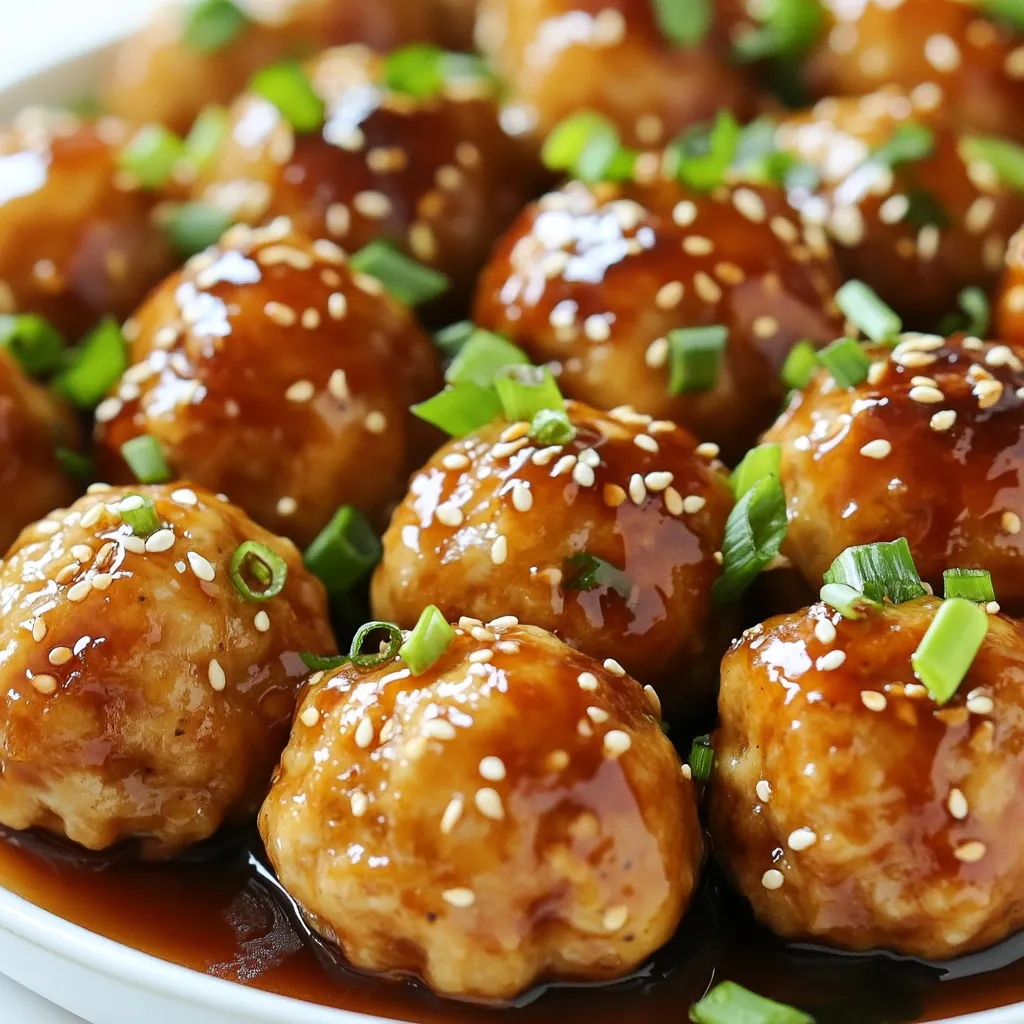 Teriyaki Chicken Meatballs Flavorful and Easy Recipe