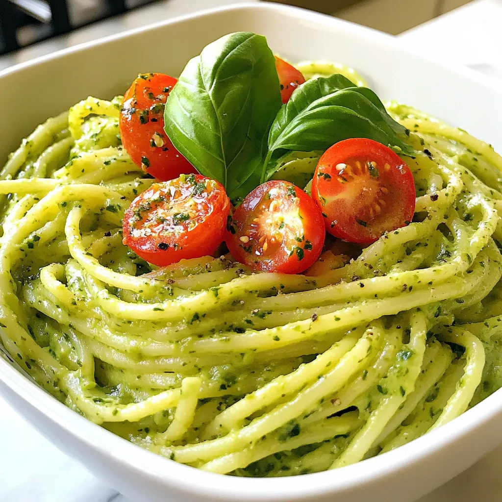 Creamy Avocado Pasta Irresistible Quick Meal Option