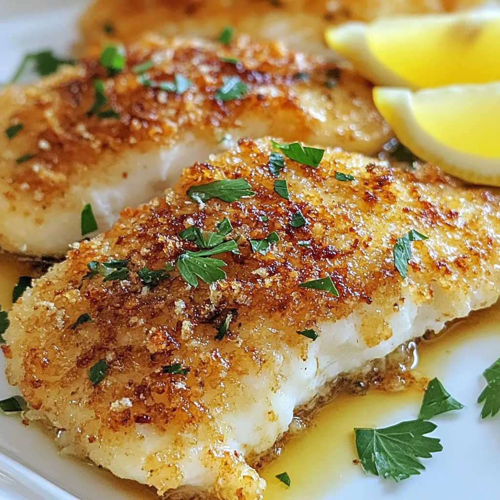 Garlic Parmesan Crusted Tilapia Savory and Simple Dish