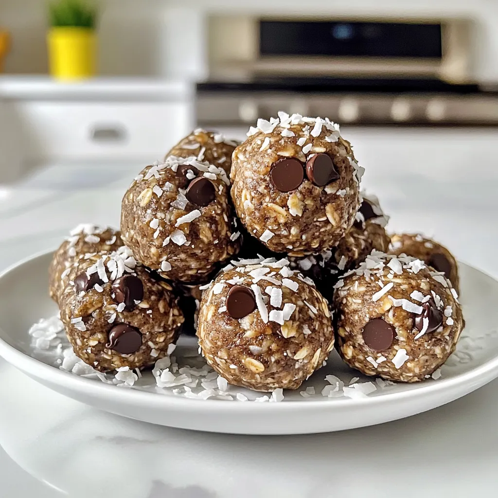 Chocolate Coconut Protein Balls Simple Energy Snack