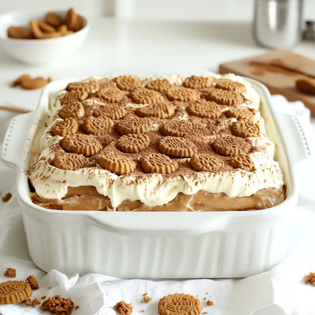 No Bake Lotus Biscoff Tiramisu Delightful Dessert Recipe