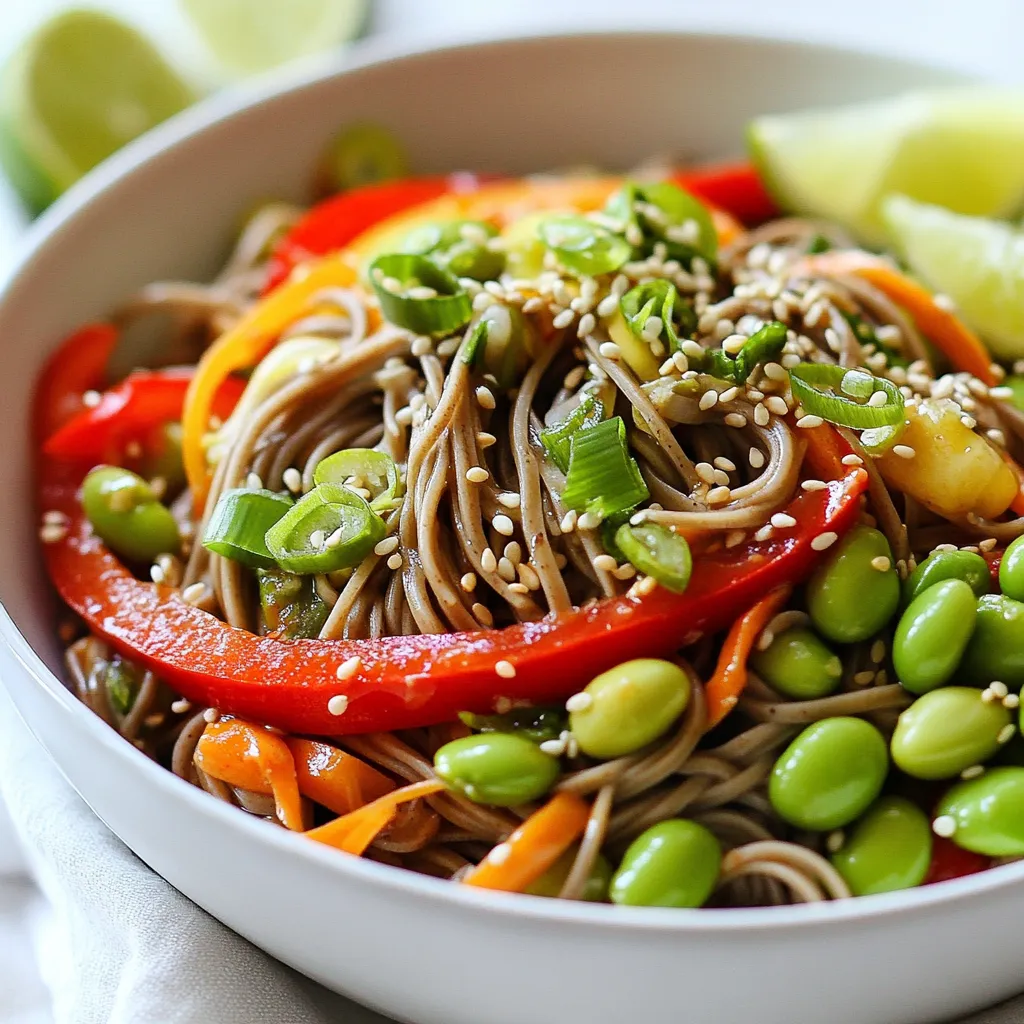 Spicy Soba Noodle Bowl Quick and Tasty Meal Idea