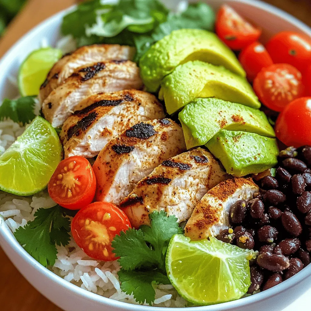 Cilantro Lime Chicken Rice Bowls Flavorful and Simple