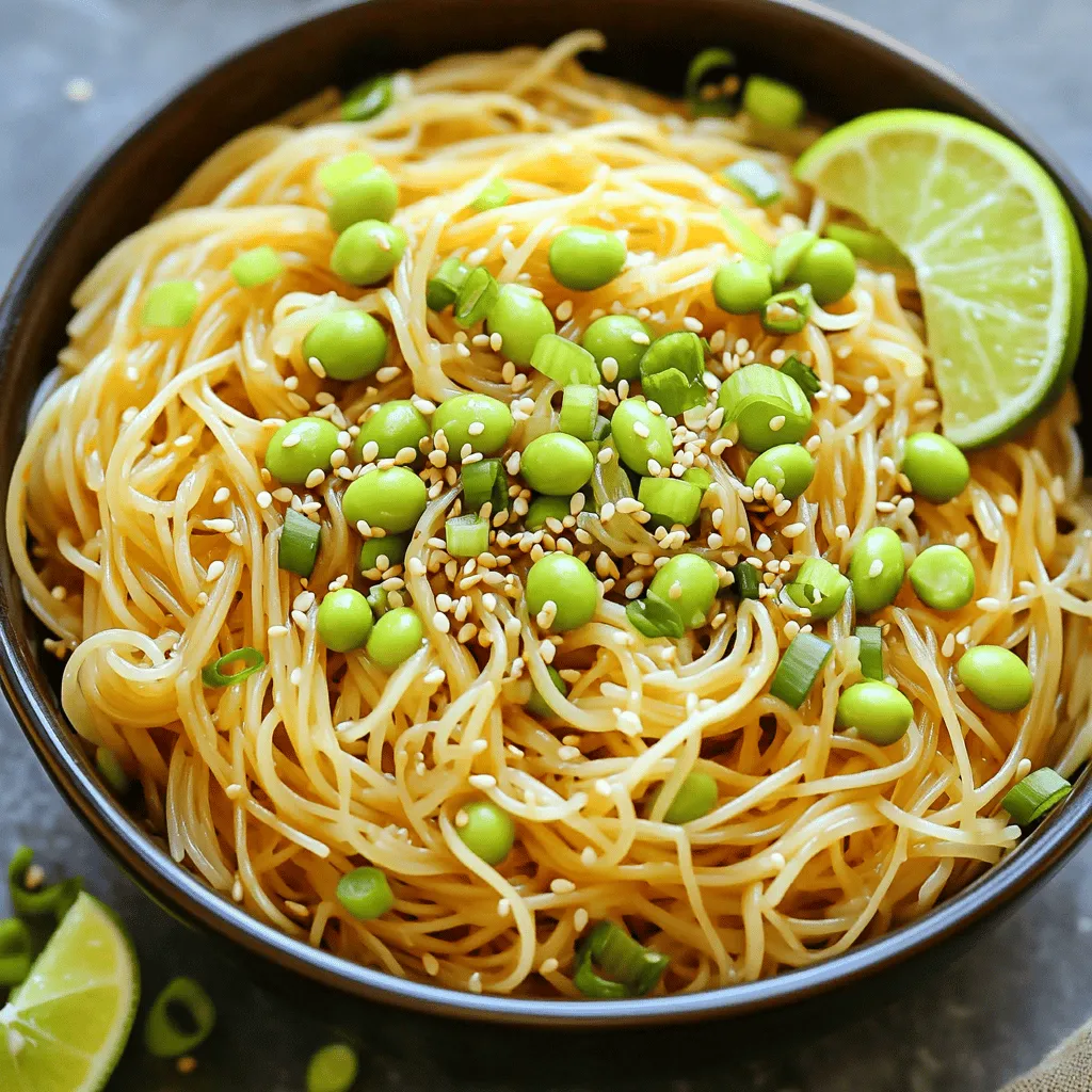 Minute Garlic Chili Edamame Noodles Quick Recipe