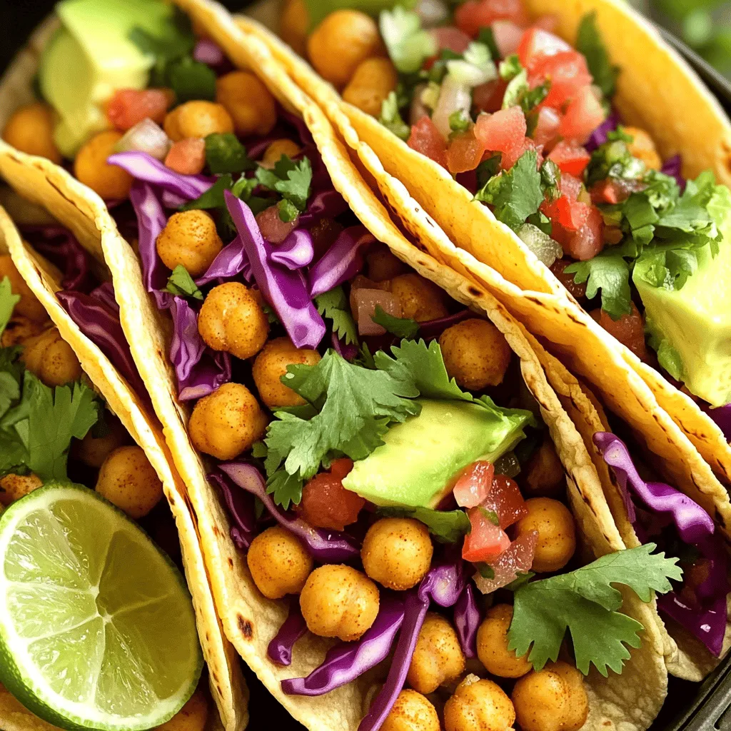 Air Fryer Crispy Chickpea Tacos Tasty and Easy Recipe