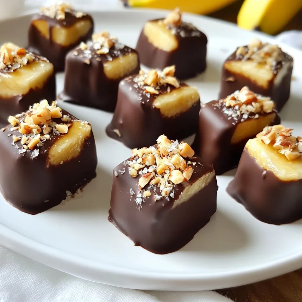 Chocolate Covered Banana Bites Simple and Sweet Treat