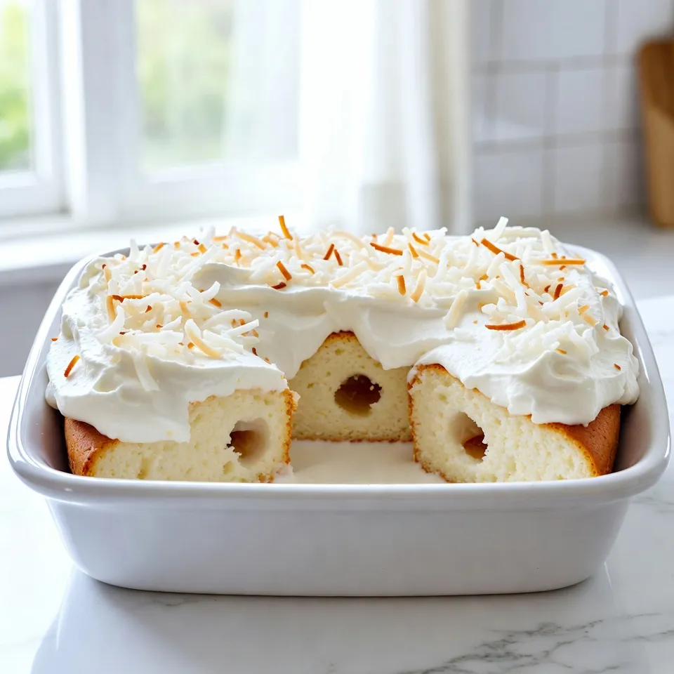 Coconut Cream Poke Cake Simple and Tasty Delight