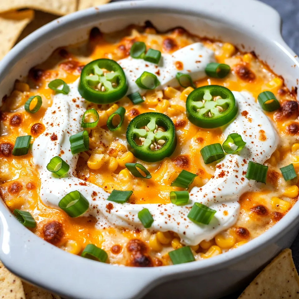 Jalapeño Cheddar Corn Dip Creamy and Flavorful Snack