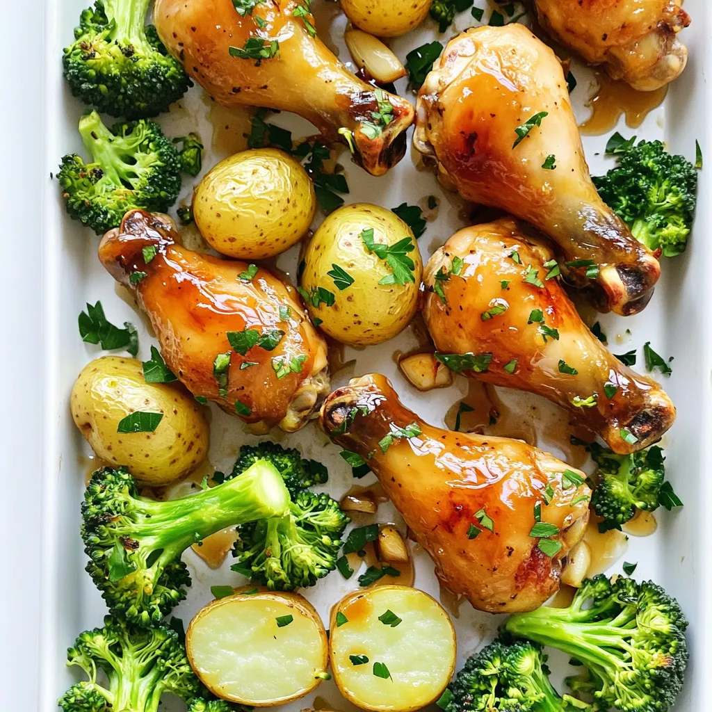 Maple Dijon Chicken Drumsticks Sheet-Pan Delight