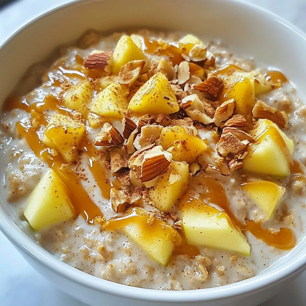 Caramel Apple Overnight Oats Easy and Delicious Recipe