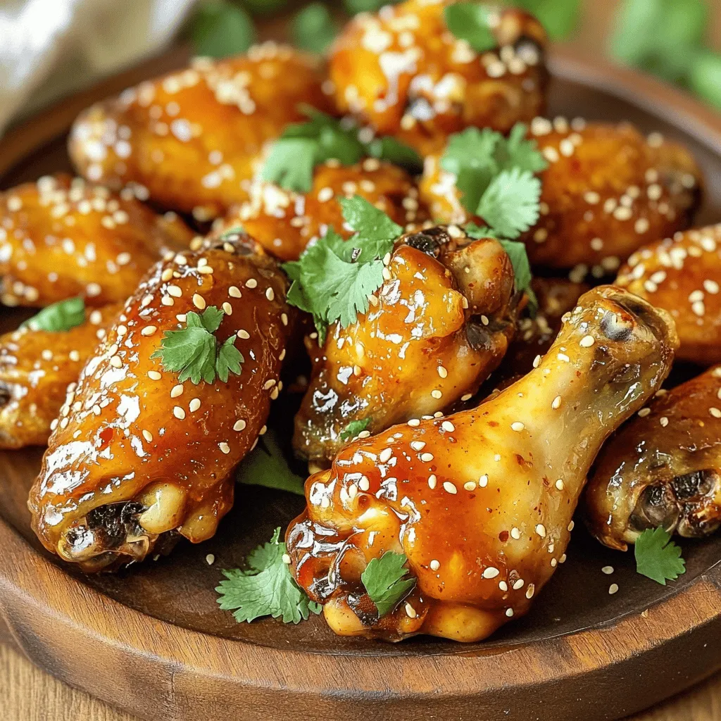 Honey Sriracha Air Fryer Chicken Wings Tasty Twist