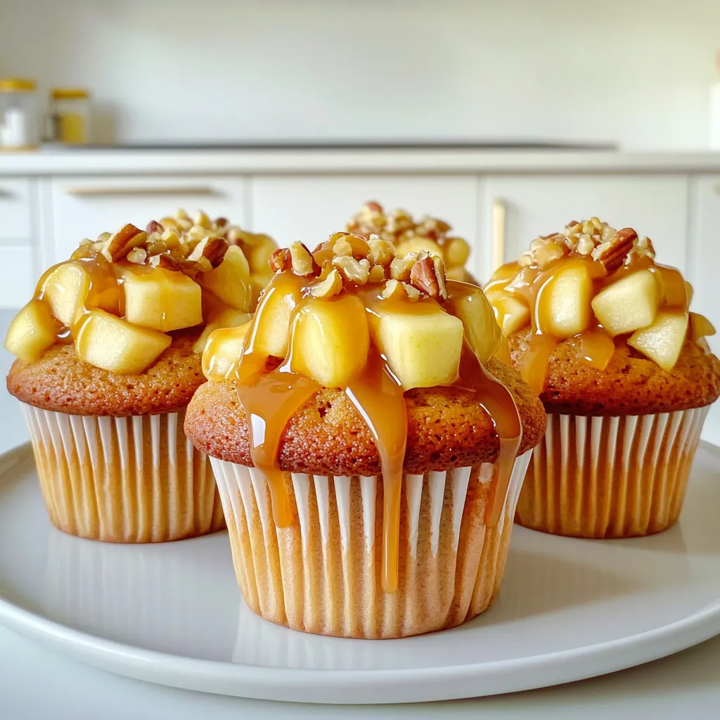 Caramel Apple Cupcakes Delightful Fall Treat