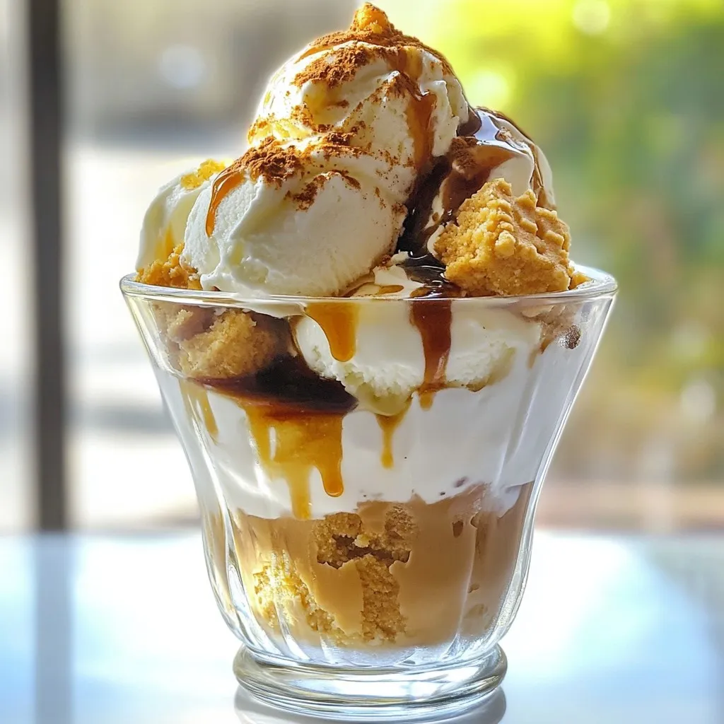 Gingerbread Affogato Delightful Coffee Dessert Treat