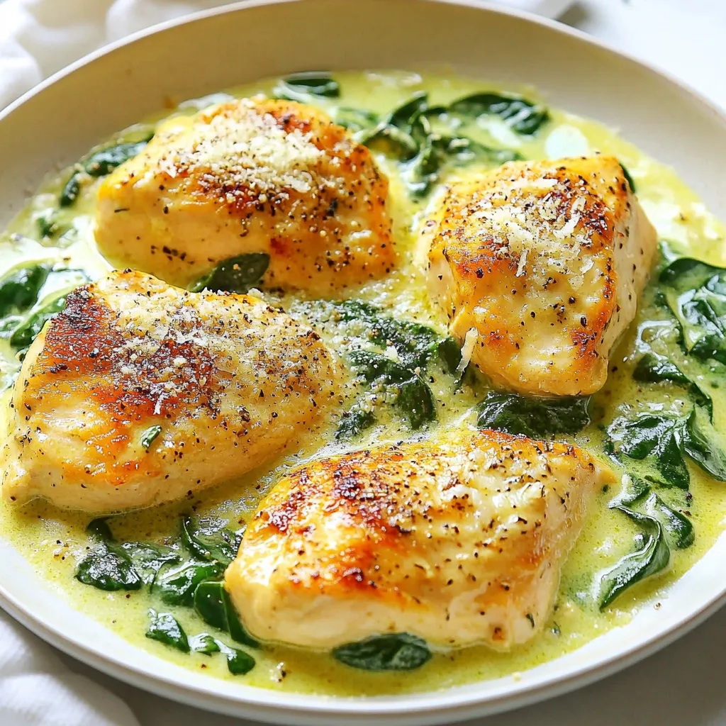 Creamy Chicken Florentine Hearty and Flavorful Dish