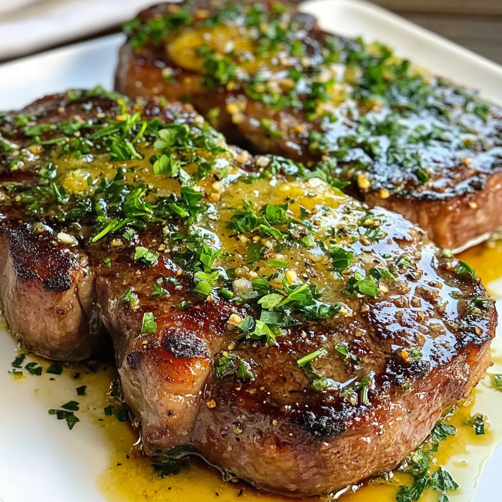 Garlic Herb Butter Steak Skillet Sizzles with Flavor