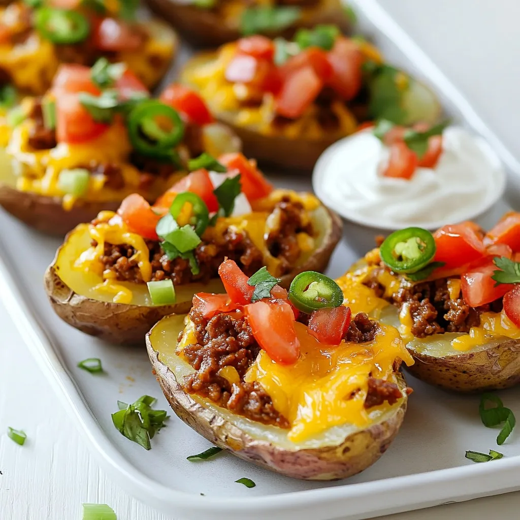 Loaded Nacho Potato Skins Flavorful and Easy Recipe