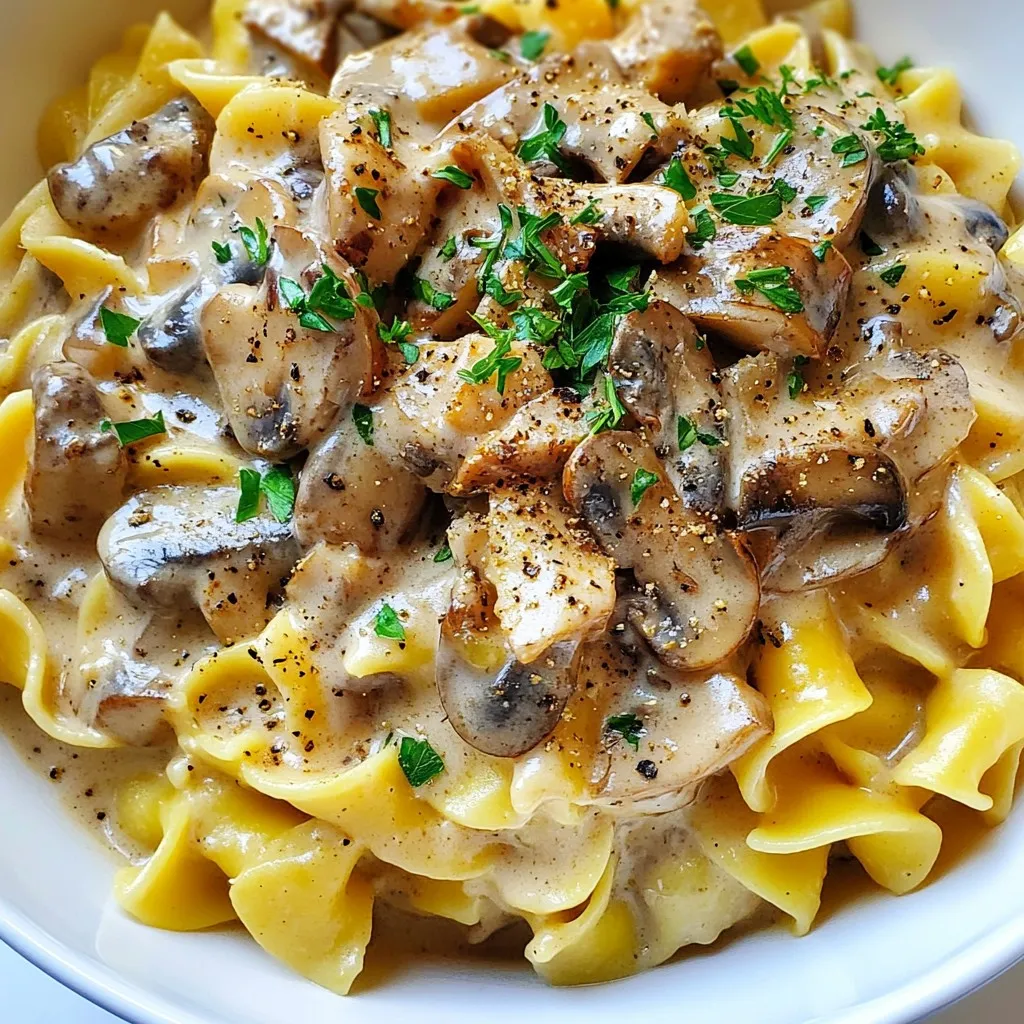 Creamy Mushroom Stroganoff Easy Comfort Dish