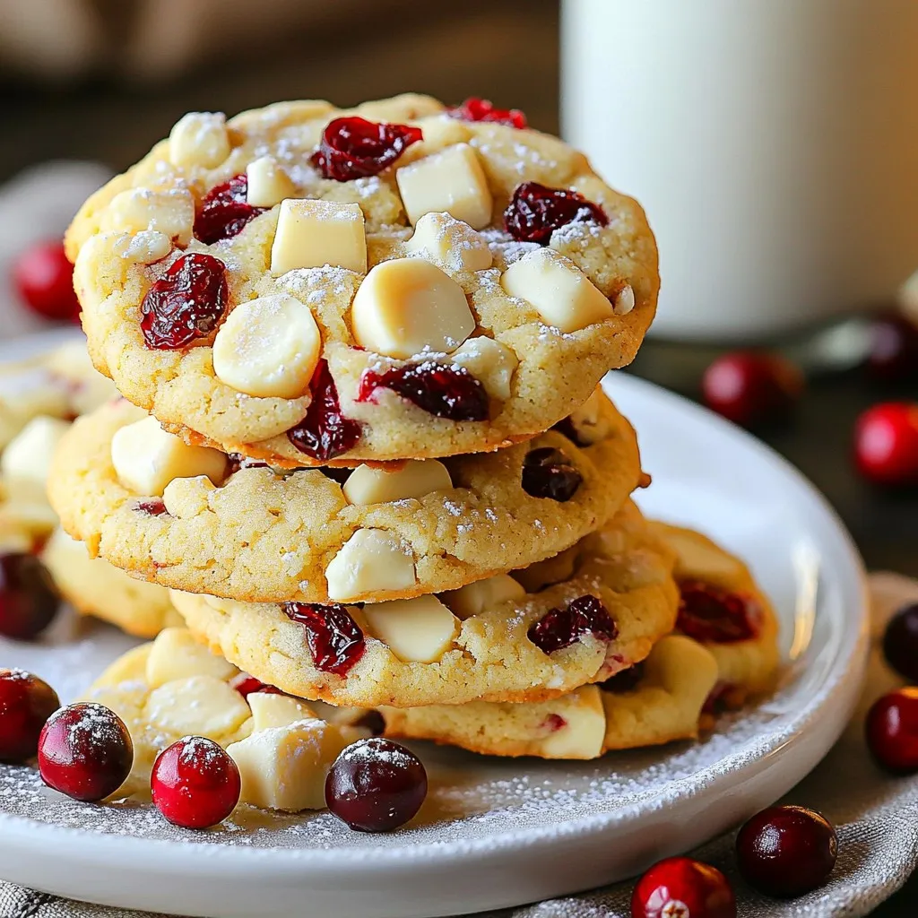 Cranberry White Chocolate Macadamia Cookies Delightful Treat