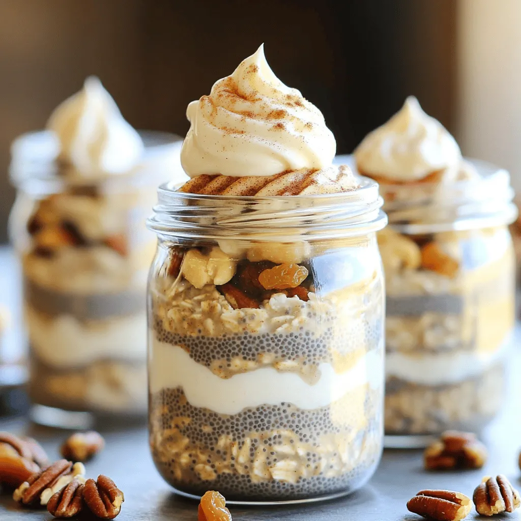 Cinnamon Roll Overnight Oats Comforting Breakfast Delight