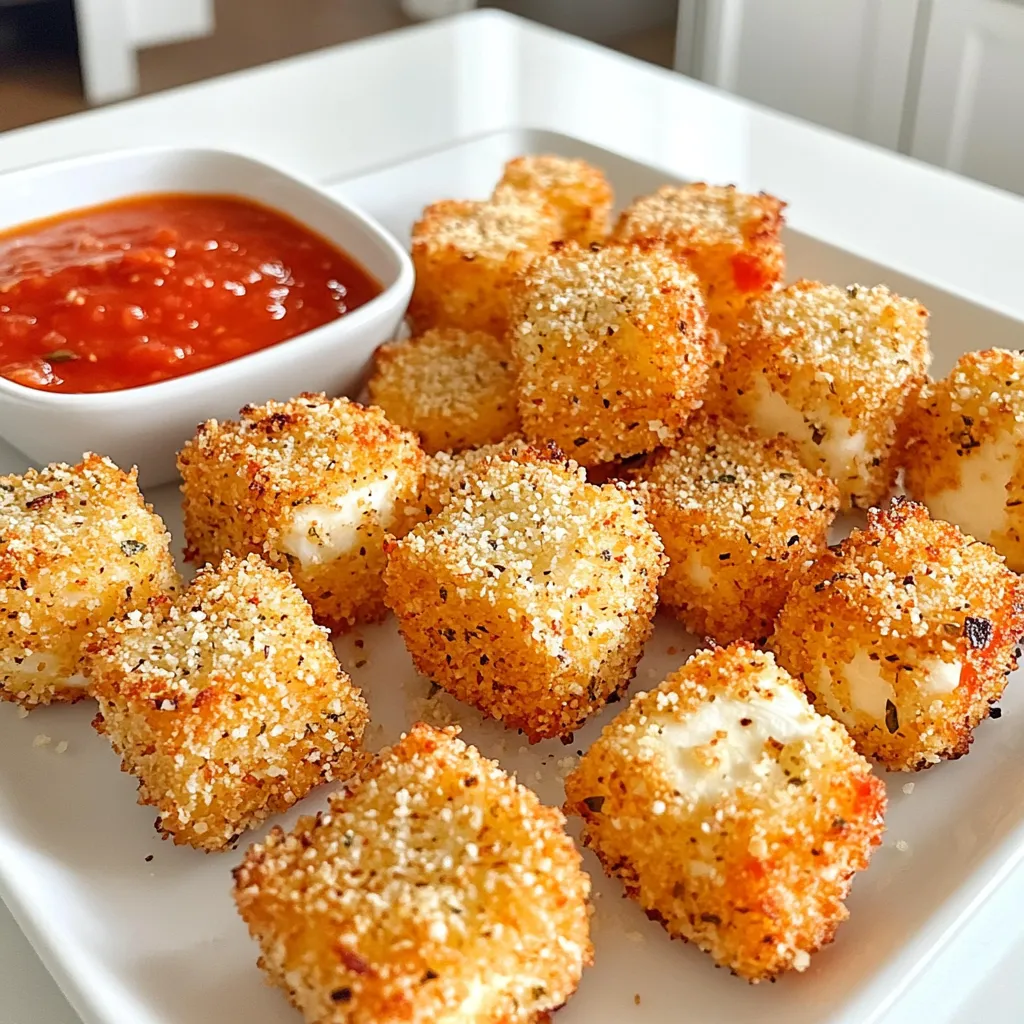Air Fryer Mozzarella Bites Crispy and Flavorful Snack