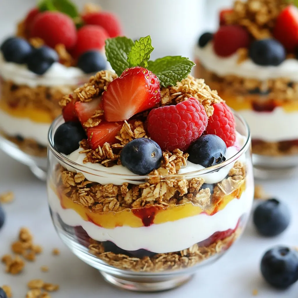 Triple Berry Yogurt Parfait Healthy and Tasty Treat