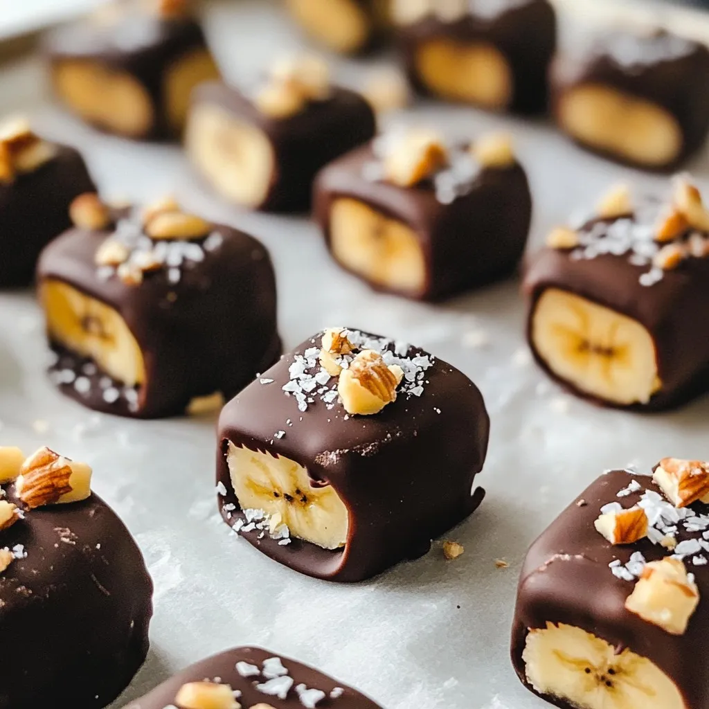 Chocolate Covered Banana Bites Simple and Sweet Treat