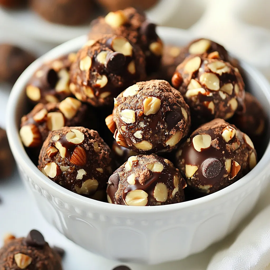 Chocolate Hazelnut Energy Bites Nutritious Snack Idea