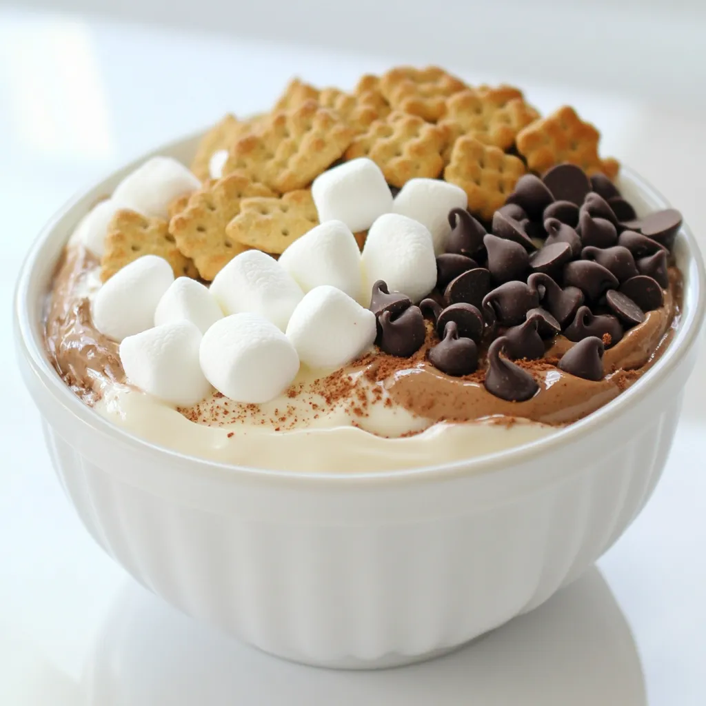 High-Protein S’mores Greek Yogurt Dip Delight