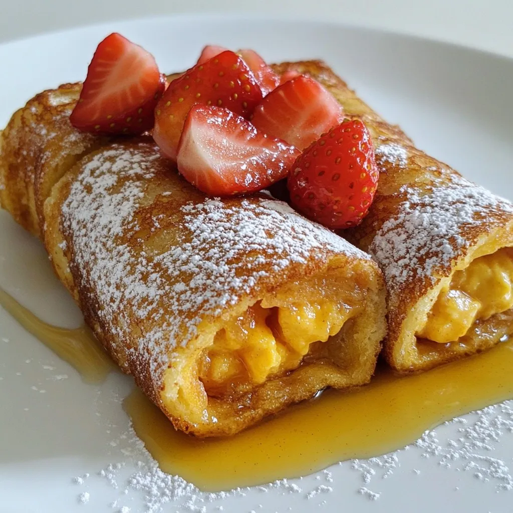 Stuffed French Toast Roll-Ups Tasty and Fun Breakfast