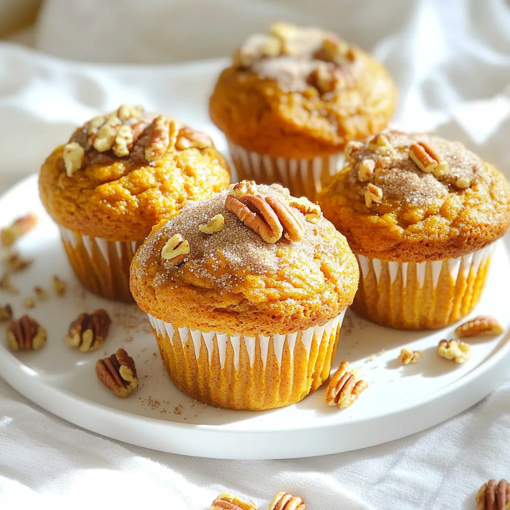 Pumpkin Pecan Coffee Cake Muffins Easy Fall Treat