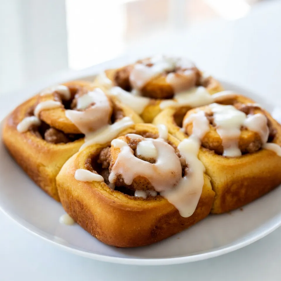 Pumpkin Spice Sweet Rolls Warm and Cozy Treat