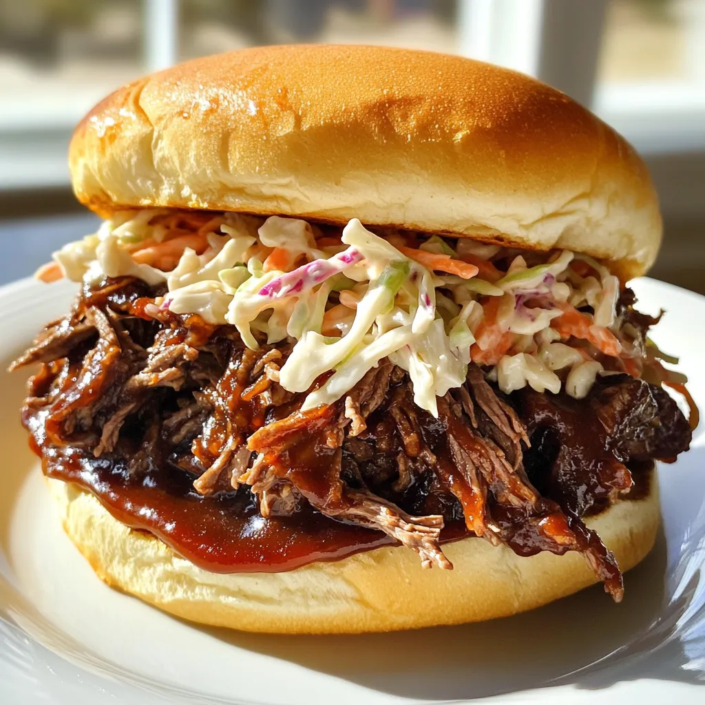 BBQ Beef Sandwiches Slow Cooker Simple Dish Delight