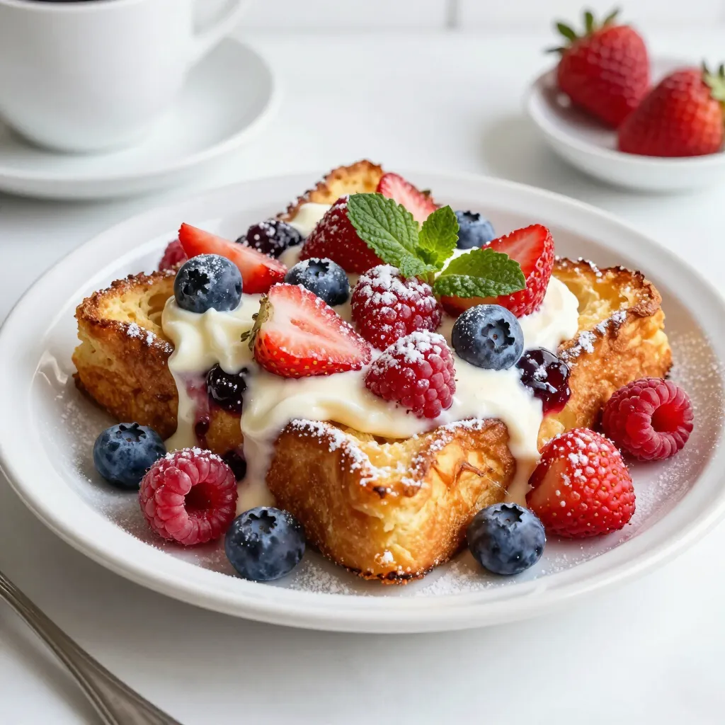 Triple Berry French Toast Bake Tasty and Easy Recipe