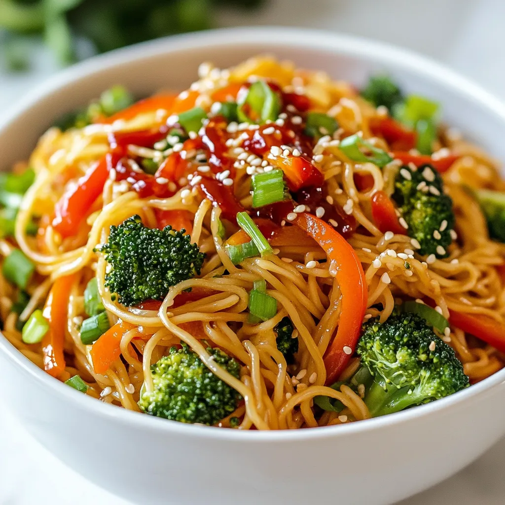 Spicy Sriracha Noodles Flavorful and Easy Recipe