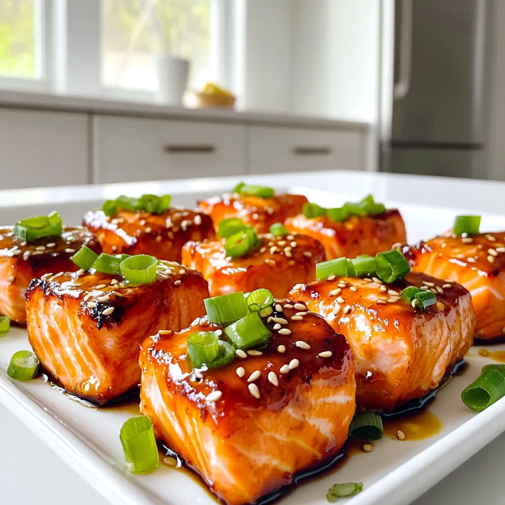 Air Fryer Teriyaki Salmon Bites Tasty and Easy Recipe