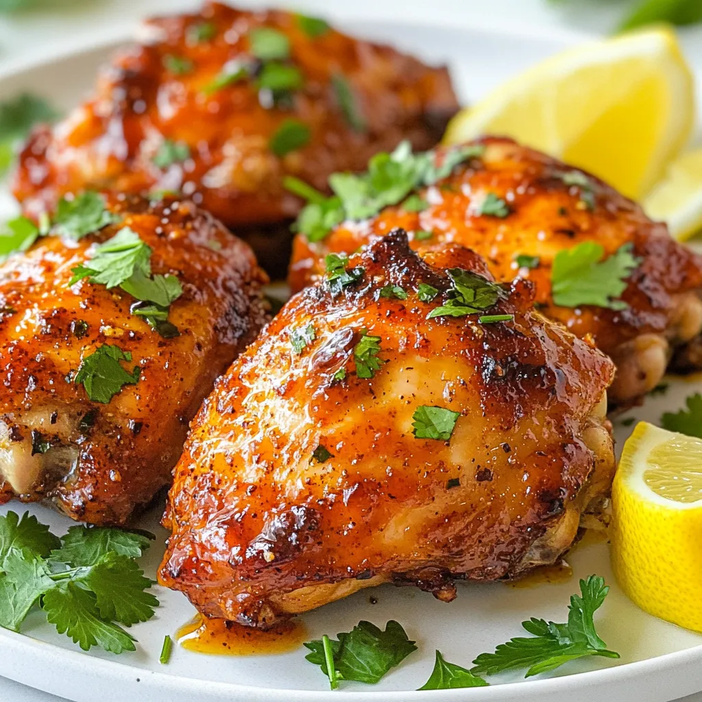 Harissa Chicken Thighs Flavorful and Simple Recipe